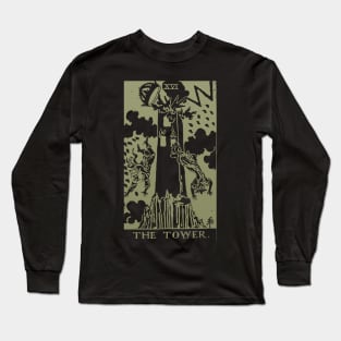 Golden Tarot - The Tower Long Sleeve T-Shirt